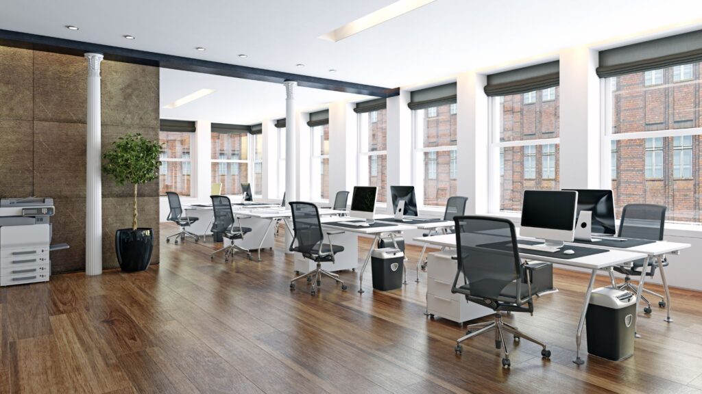 des bureaux partagés ergonomiques